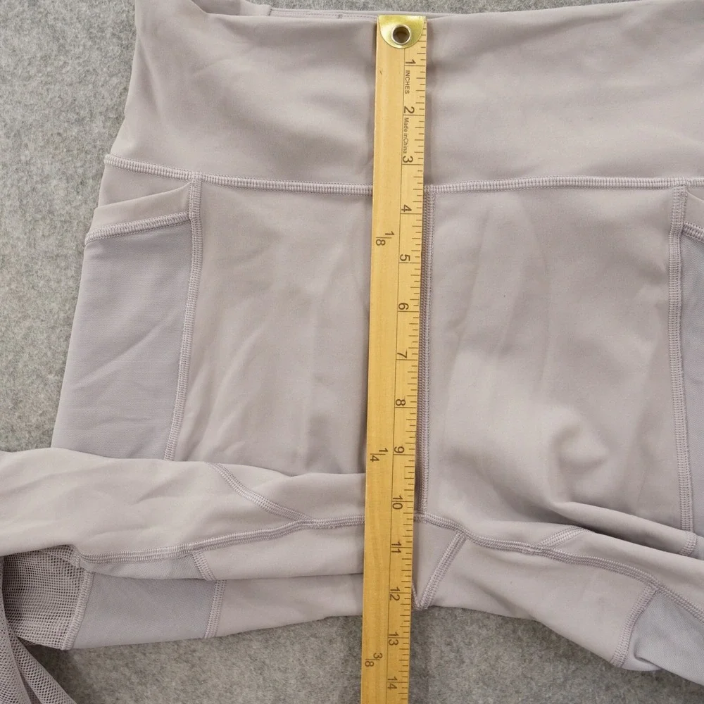 Lululemon Leggings Womens 8 Gray Forget Sweat Active Athleisure Gym Training